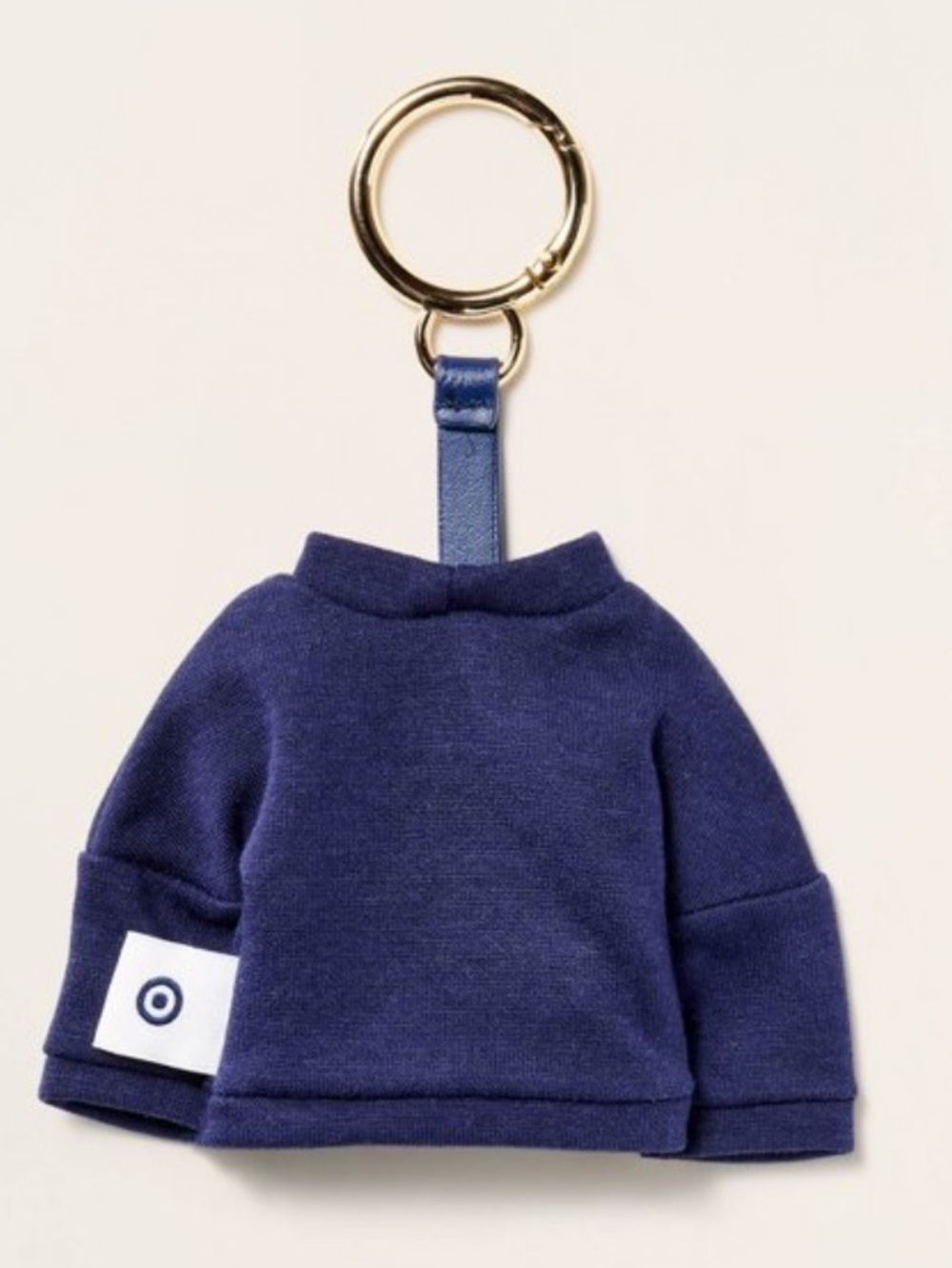 NWT Parke x Target Mockneck Sweatshirt Keychain -Navy Blue - Picture 2 of 3